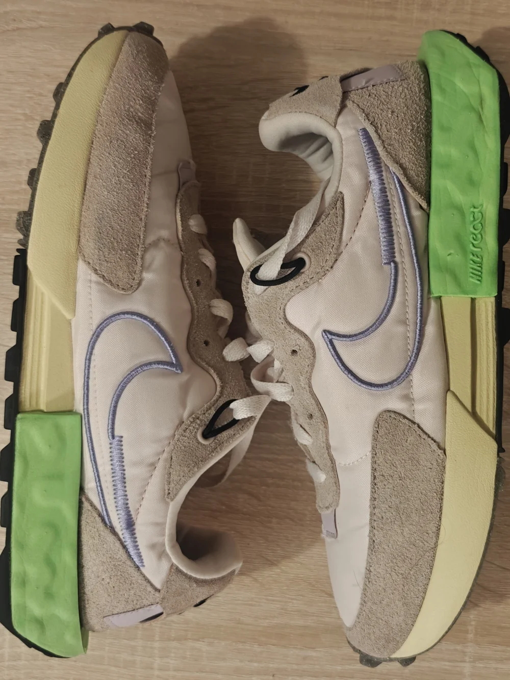 Nike Fontanka Waffle Lime Oxford Light Thistle Women’s Size 9 Sneakers